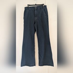 Sofia by Sofia Vergara Dark Blue Trouser Flare Jeans